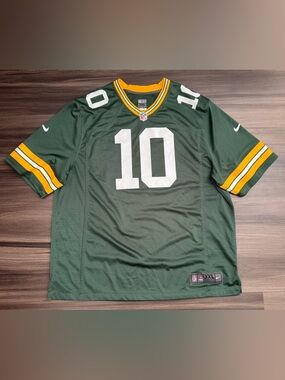 Nike Green Bay Packers Jordan Love #10 NFL On Field Game Home Jersey Men’s 3XL